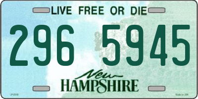 NH license plate 2965945