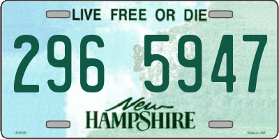NH license plate 2965947
