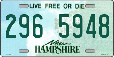 NH license plate 2965948