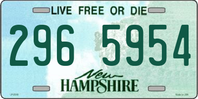 NH license plate 2965954