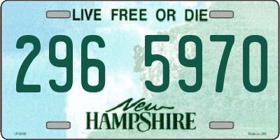 NH license plate 2965970