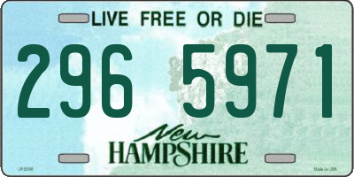 NH license plate 2965971