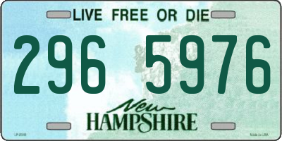 NH license plate 2965976