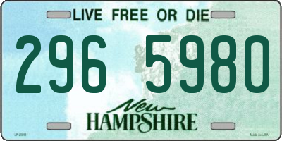 NH license plate 2965980