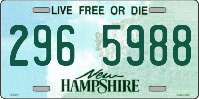 NH license plate 2965988