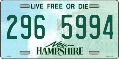 NH license plate 2965994