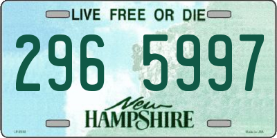 NH license plate 2965997