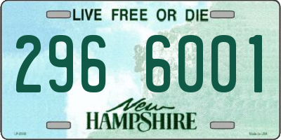 NH license plate 2966001