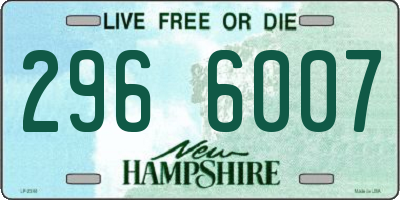 NH license plate 2966007