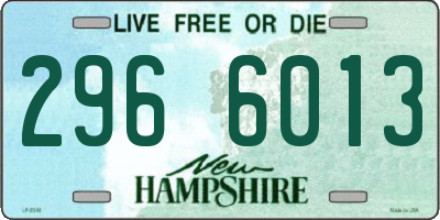 NH license plate 2966013