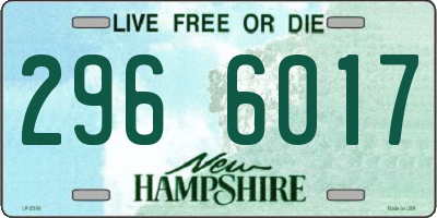 NH license plate 2966017