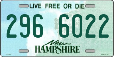 NH license plate 2966022