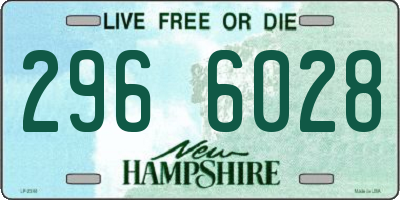 NH license plate 2966028