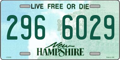 NH license plate 2966029