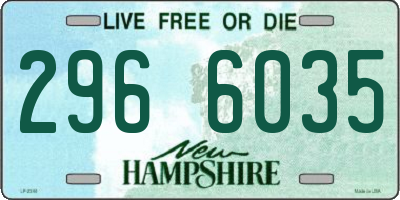 NH license plate 2966035