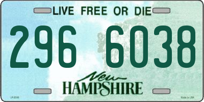 NH license plate 2966038