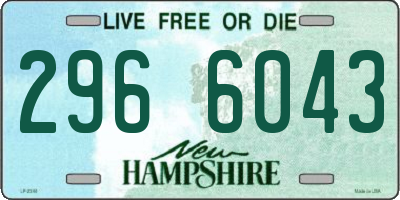 NH license plate 2966043