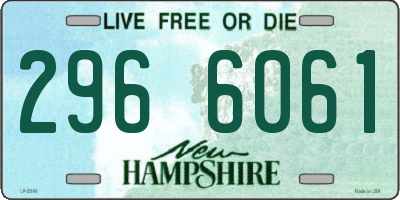 NH license plate 2966061