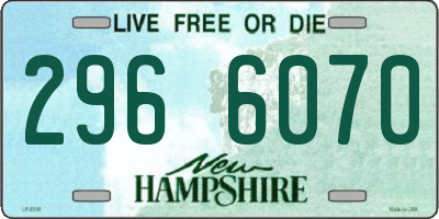 NH license plate 2966070