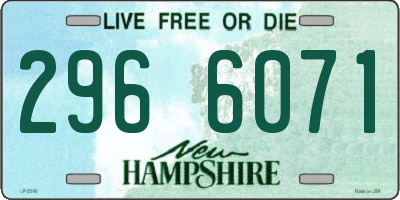 NH license plate 2966071