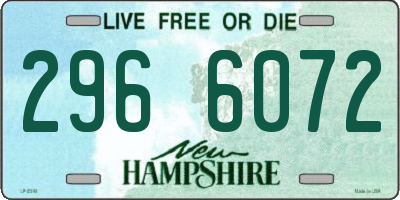 NH license plate 2966072