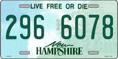 NH license plate 2966078