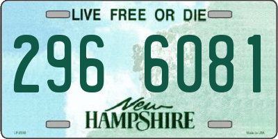 NH license plate 2966081