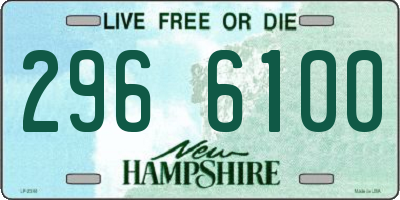 NH license plate 2966100