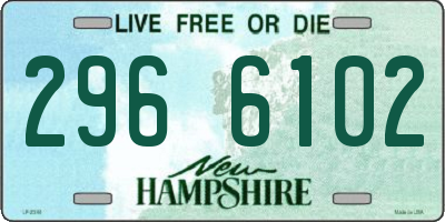 NH license plate 2966102
