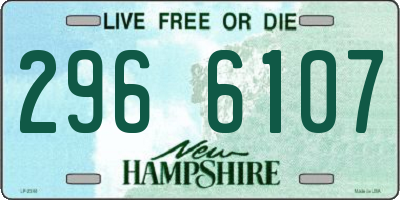 NH license plate 2966107