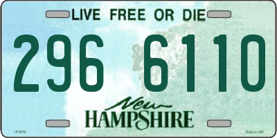 NH license plate 2966110