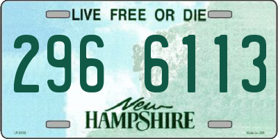 NH license plate 2966113