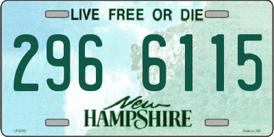 NH license plate 2966115