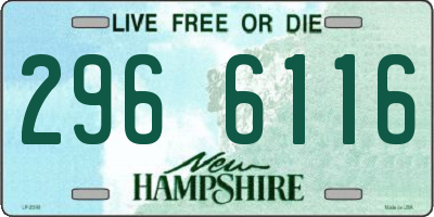NH license plate 2966116