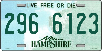 NH license plate 2966123