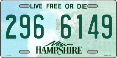 NH license plate 2966149