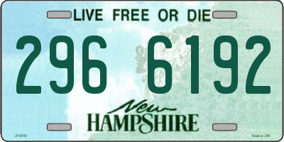 NH license plate 2966192