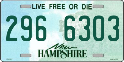 NH license plate 2966303