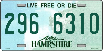 NH license plate 2966310
