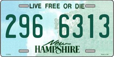 NH license plate 2966313