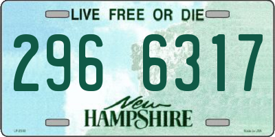NH license plate 2966317