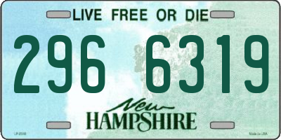NH license plate 2966319