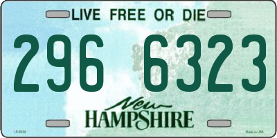 NH license plate 2966323