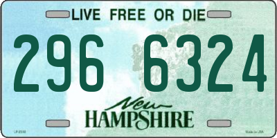 NH license plate 2966324