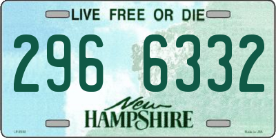 NH license plate 2966332