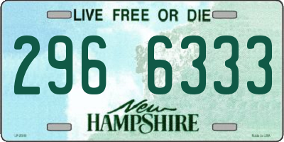 NH license plate 2966333