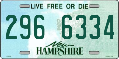 NH license plate 2966334