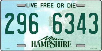 NH license plate 2966343