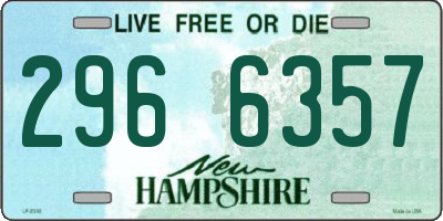 NH license plate 2966357