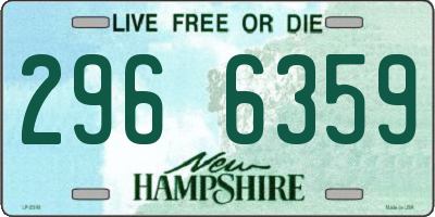 NH license plate 2966359